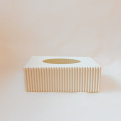 Box Cover The Striped Height 2 ply Greige