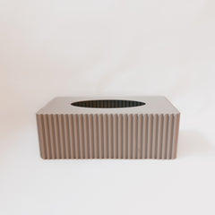 Box Cover The Striped Height 2 ply Greige