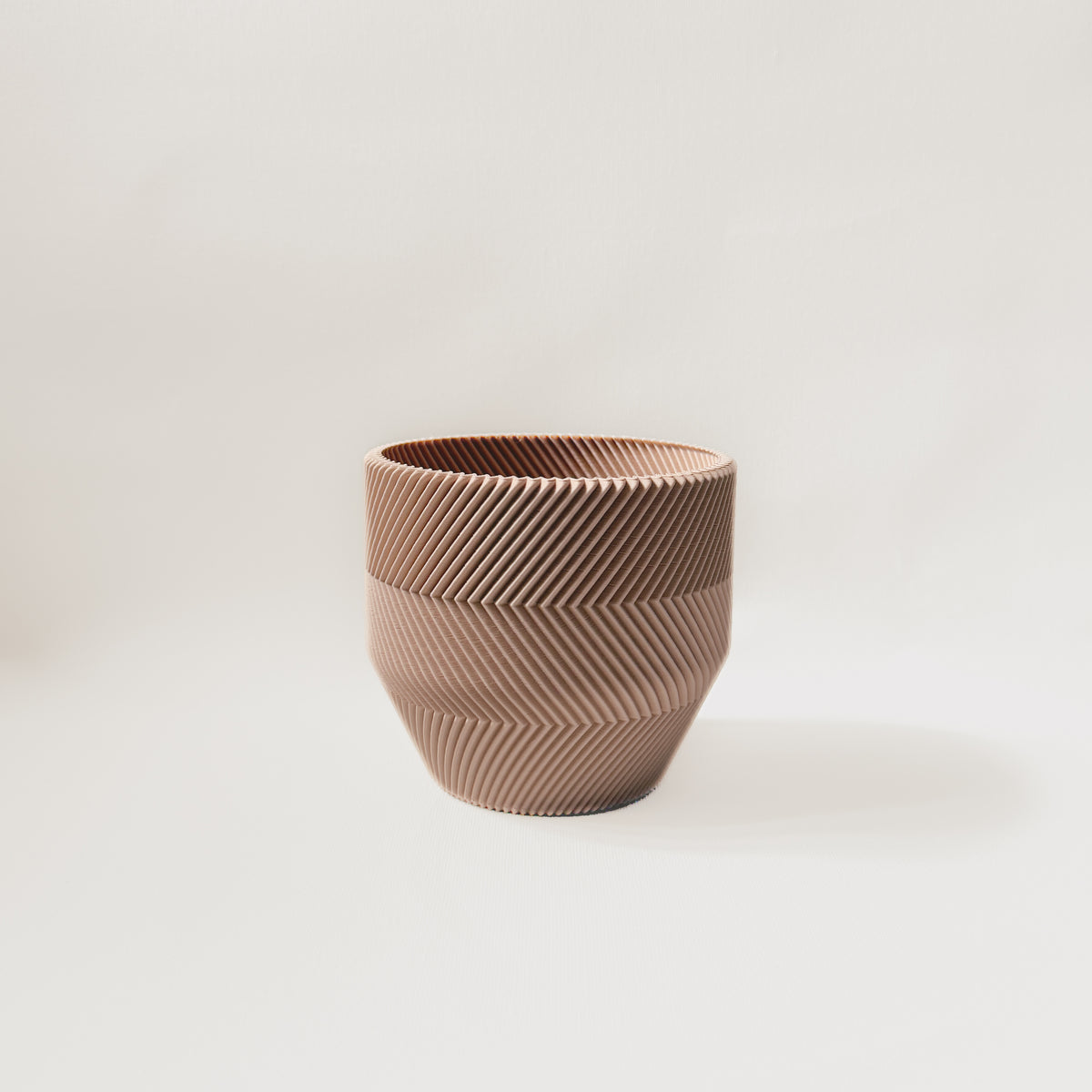 Box Cover The Striped Height 2 ply Greige