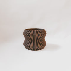 Box Cover The Striped Height 2 ply Greige