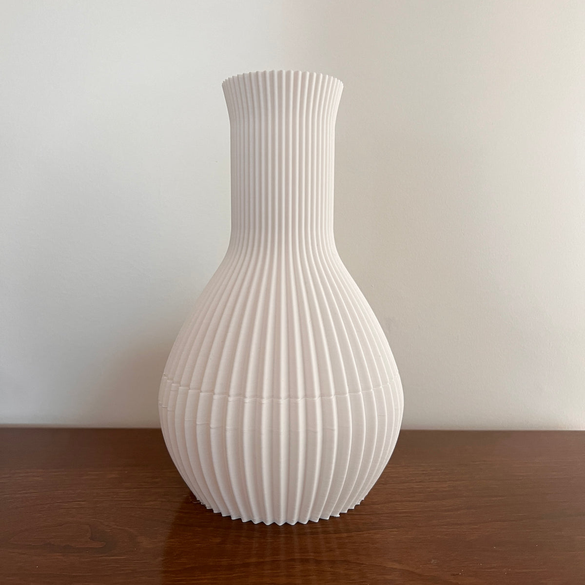 Vase Le Classique pour fleurs séchées - 8 pouces - Blanc
